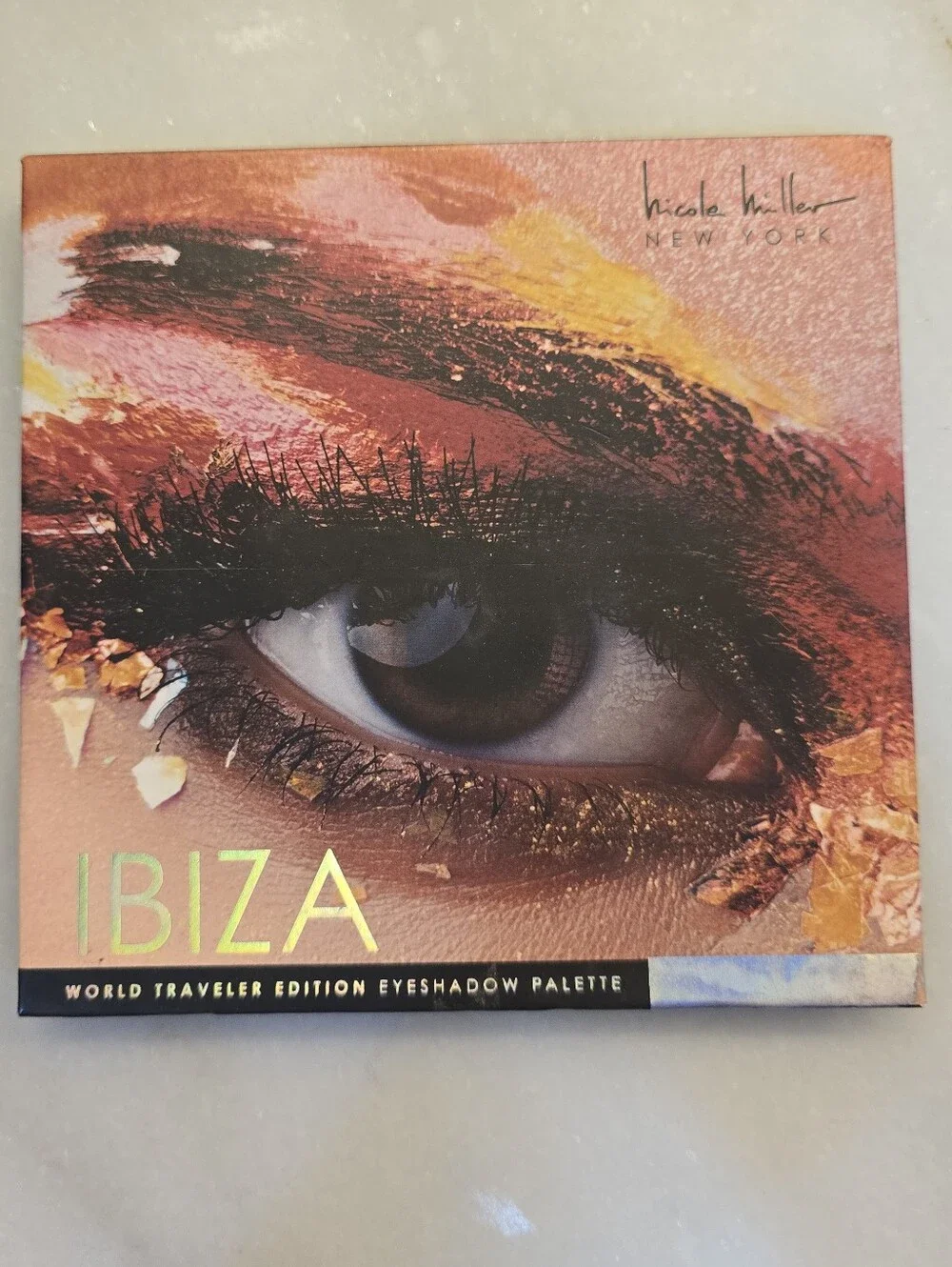 Nicole Miller Ibiza Eyeshadow Palette/Warm Pink & Gold Shades